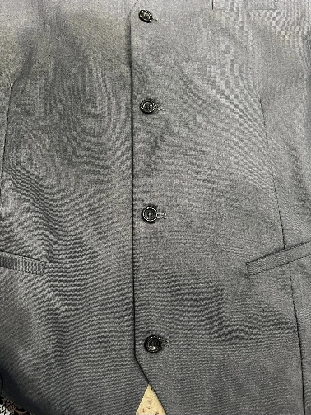 Men's Classic Charcoal Dress Vest